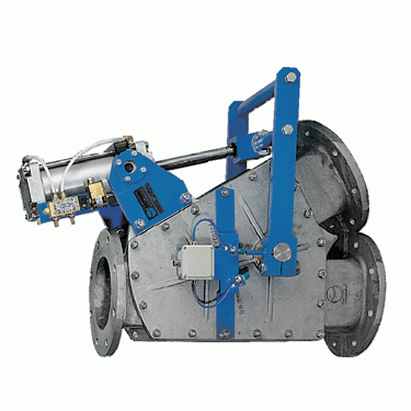 Válvula de 3 vias diverter de desvio para transporte/ manuseio de sólidos