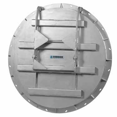 Válvula flap pivotante de seção circular